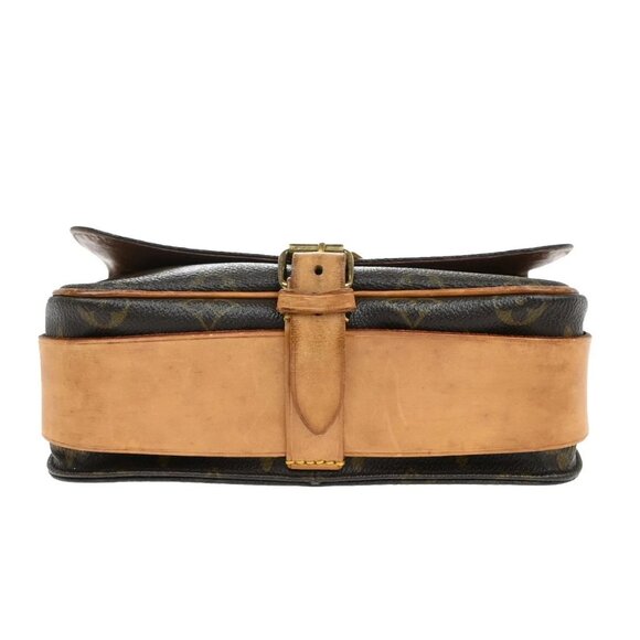 LOUIS VUITTON Cartouchiere MM Shoulder Bag Monogram Leather Brown - Picture 6 of 14